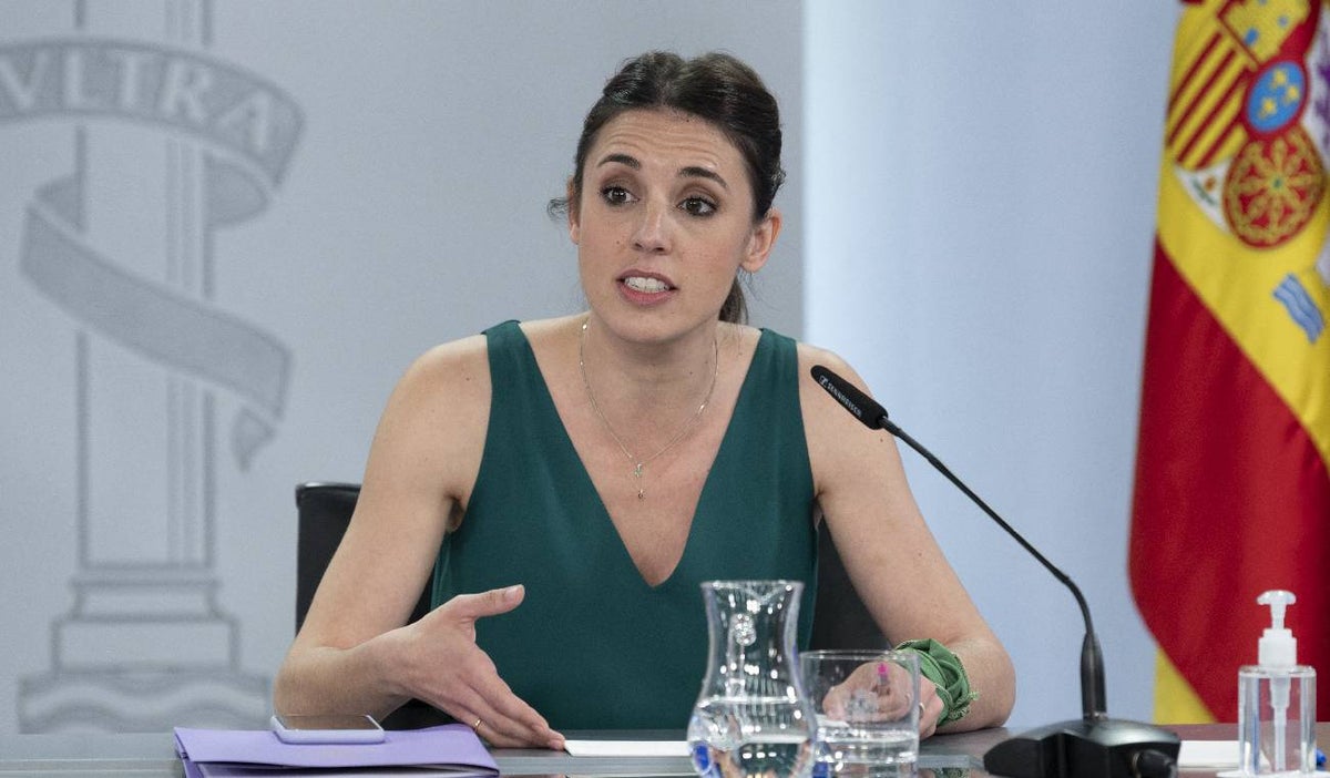 Irene Montero, ministra de la igualdad en España