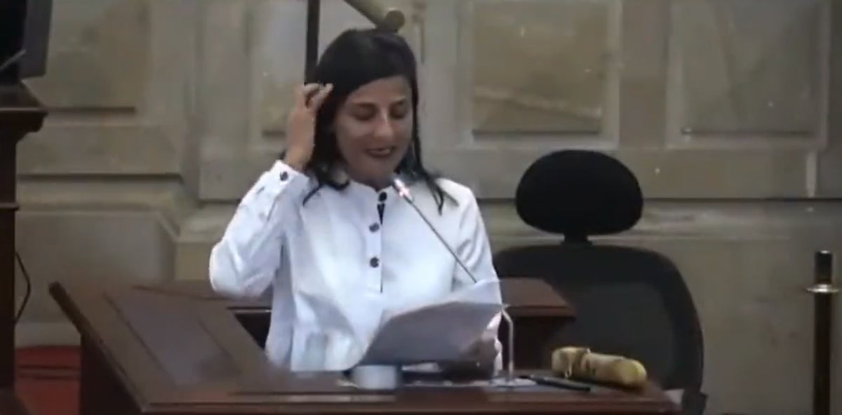 Irene Vélez en el Congreso