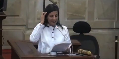 Irene Vélez en el Congreso