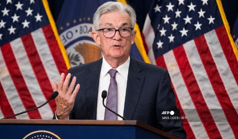 Jerome Powell, presidente del banco central de EE. UU.