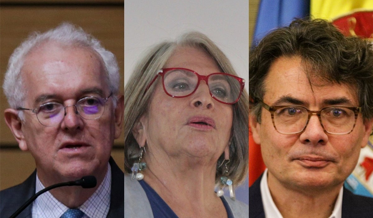 José Antonio Ocampo, Cecilia López y Alejandro Gaviria
