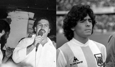 El supuesto partido entre Escobar y Maradona