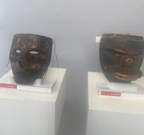 Máscaras precolombinas solicitadas por Colombia a Alemania