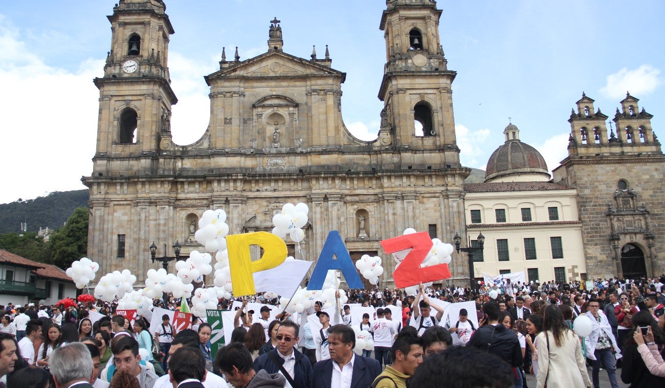 movilización por la paz