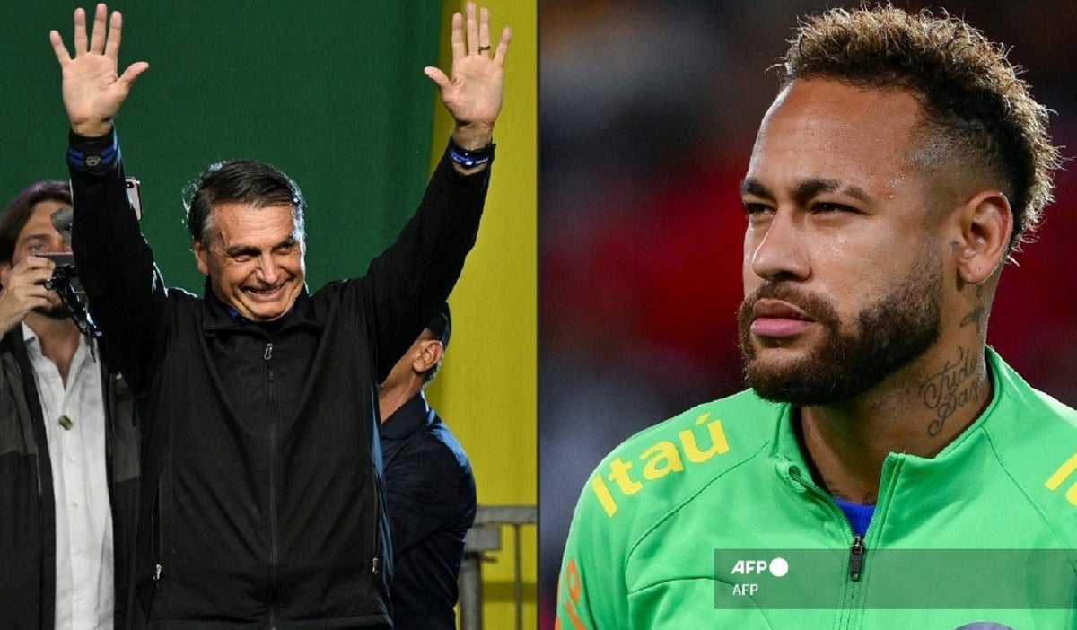 Neymar y Bolsonaro