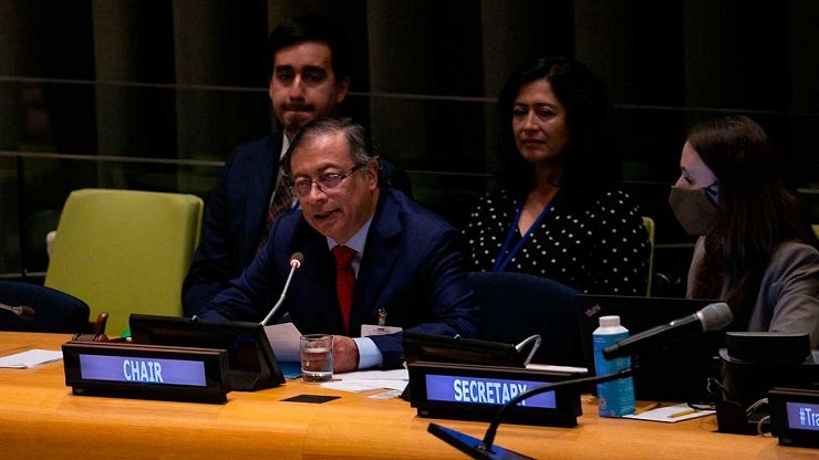 Gustavo Petro en la ONU