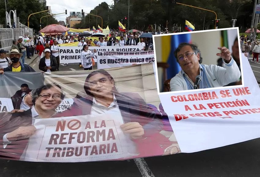 Gustavo Petro se refirió a las marchas en su contra