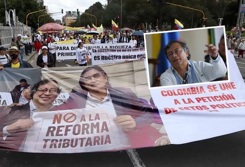 Gustavo Petro se refirió a las marchas en su contra