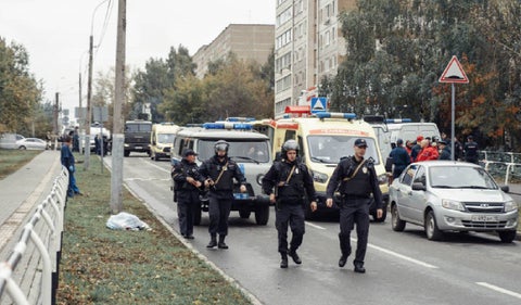 Tiroteo en Rusia