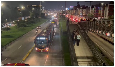 Trancón en la NQS