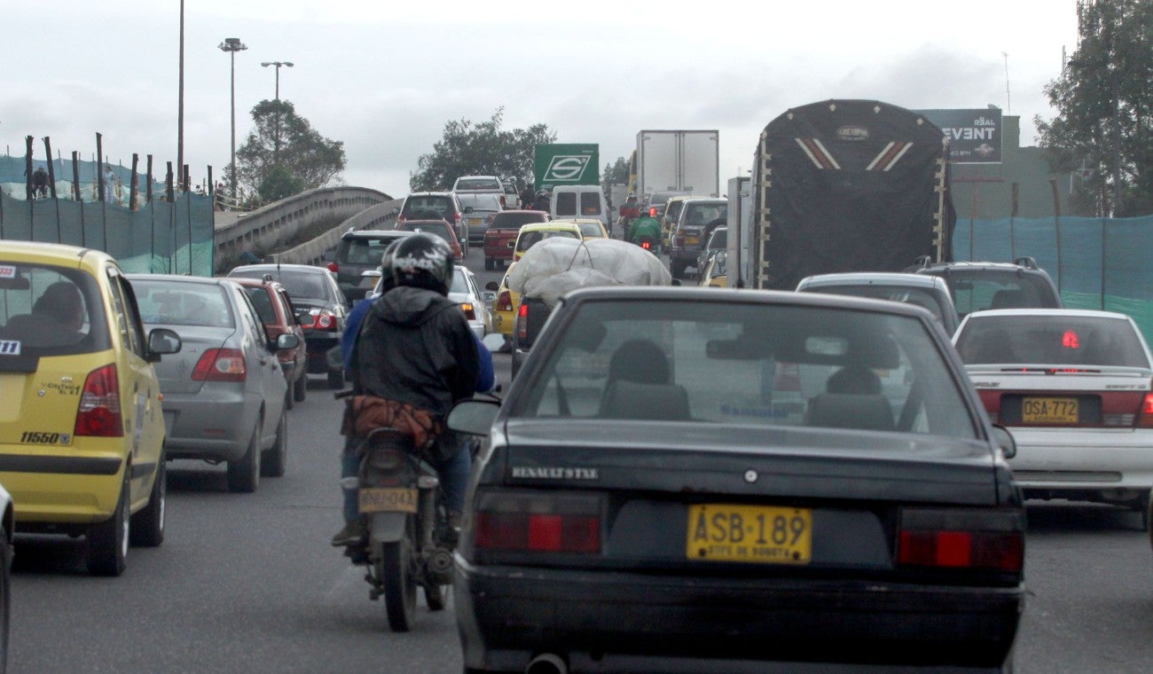Trancones en Bogotá