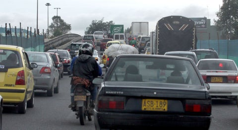 Trancones en Bogotá