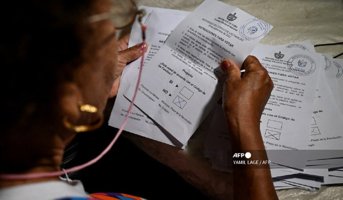 Votación por matrimonio gay en Cuba