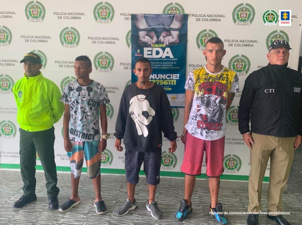 Capturados por desmembramiento en Buga, Valle del Cauca