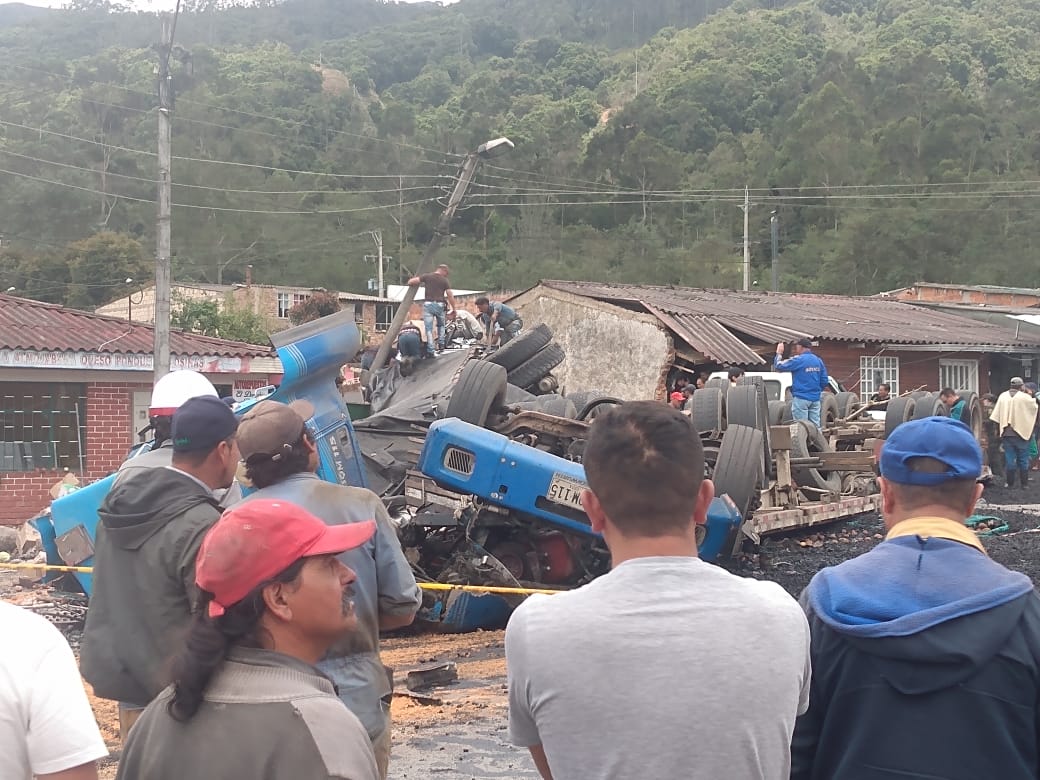 Arcabuco, Boyacá, volcamiento, vivienda