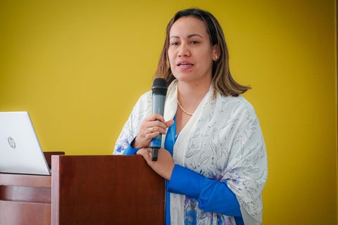 Carolina Corcho, Ministra de Salud.