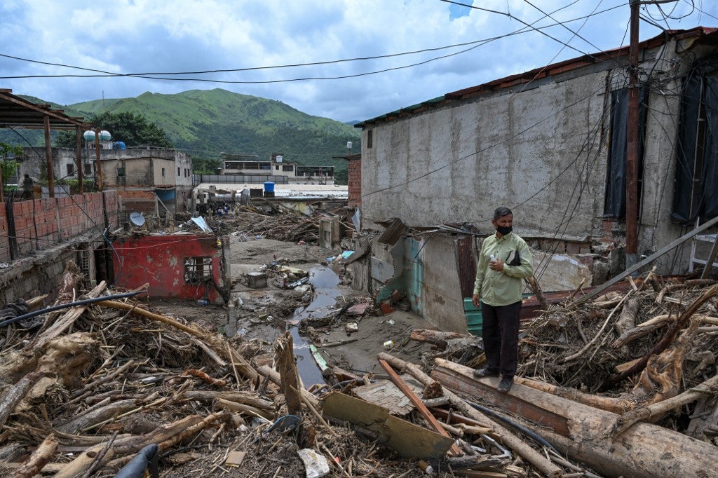 Derrumbe en Venezuela