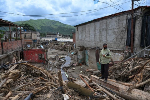 Derrumbe en Venezuela