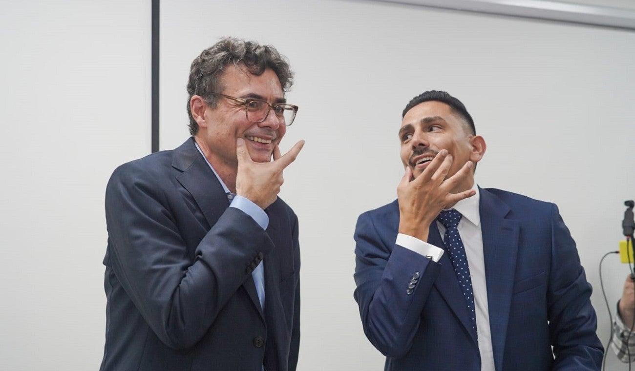 Alejandro Gaviria y Geovani Meléndres
