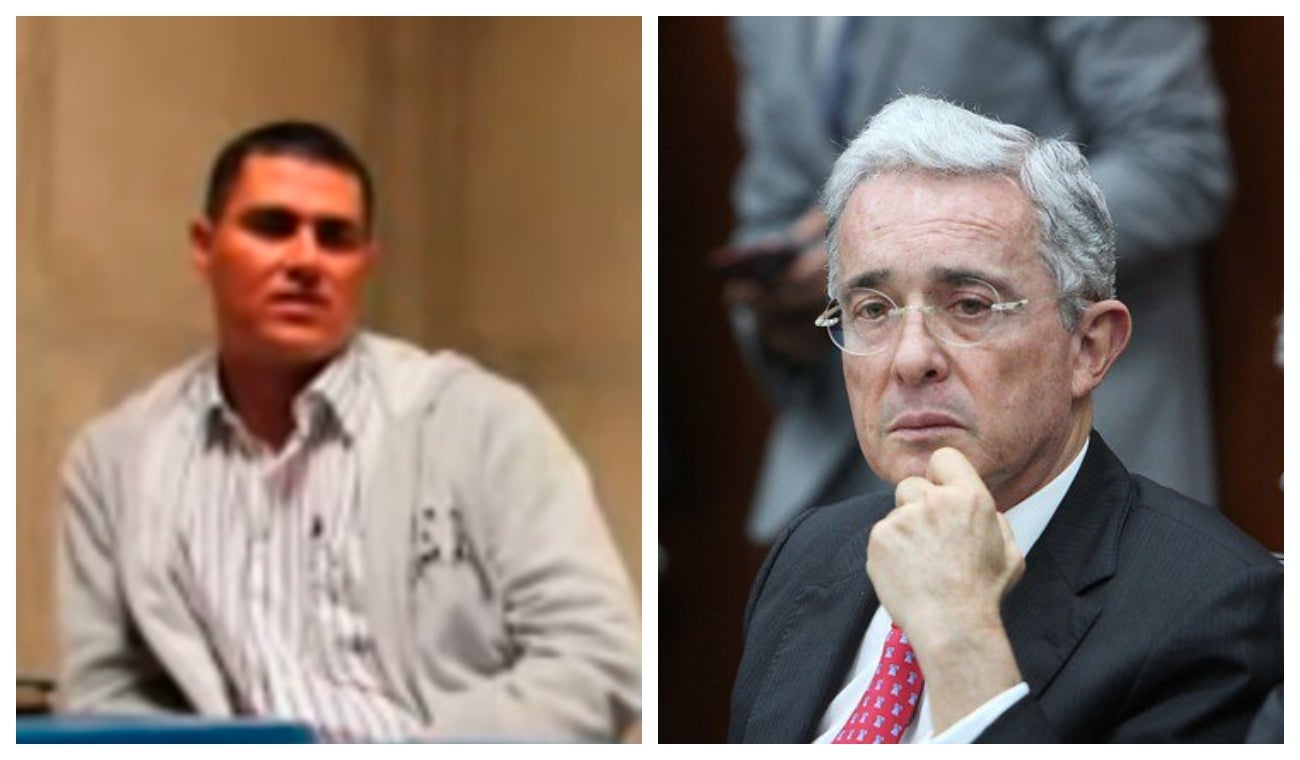 Juan Guillermo Monsalve y Álvaro Uribe