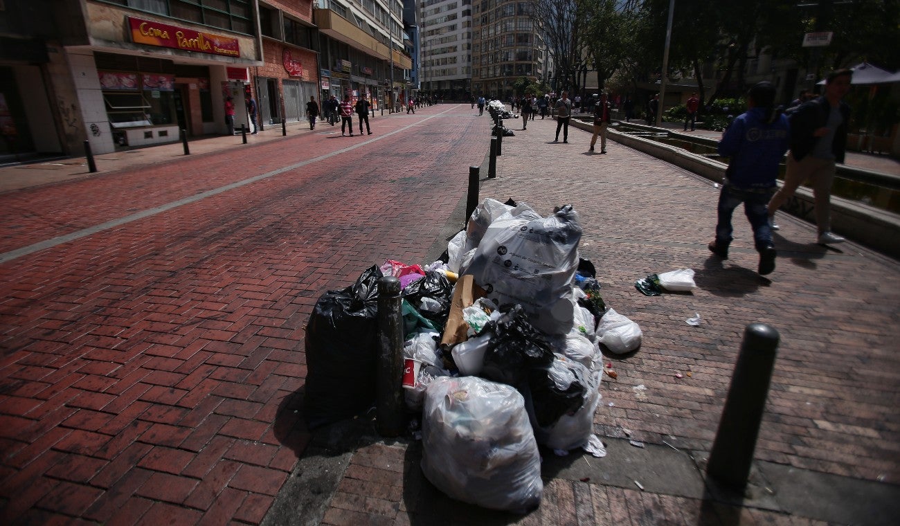 Basura en Bogotá