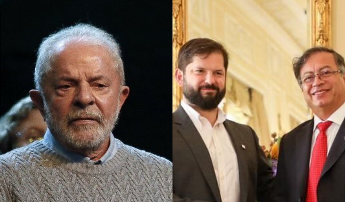 Lula da Silva, Gabriel Boric y Gustavo Petro