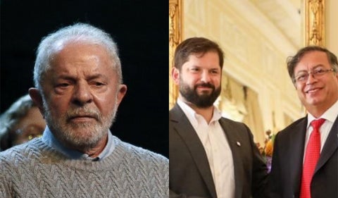 Lula da Silva, Gabriel Boric y Gustavo Petro