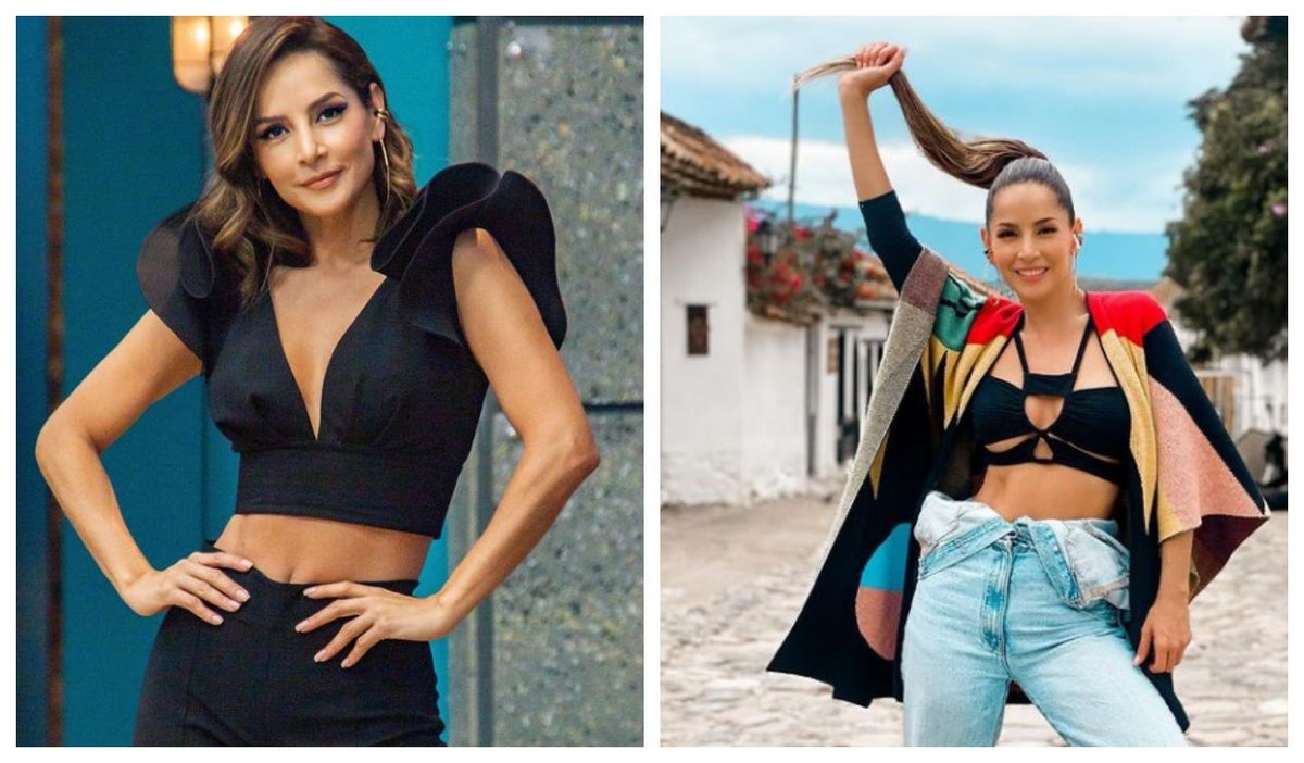 Carmen Villalobos y las fotos en la playa