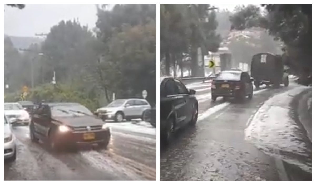 Granizada en Bogotá