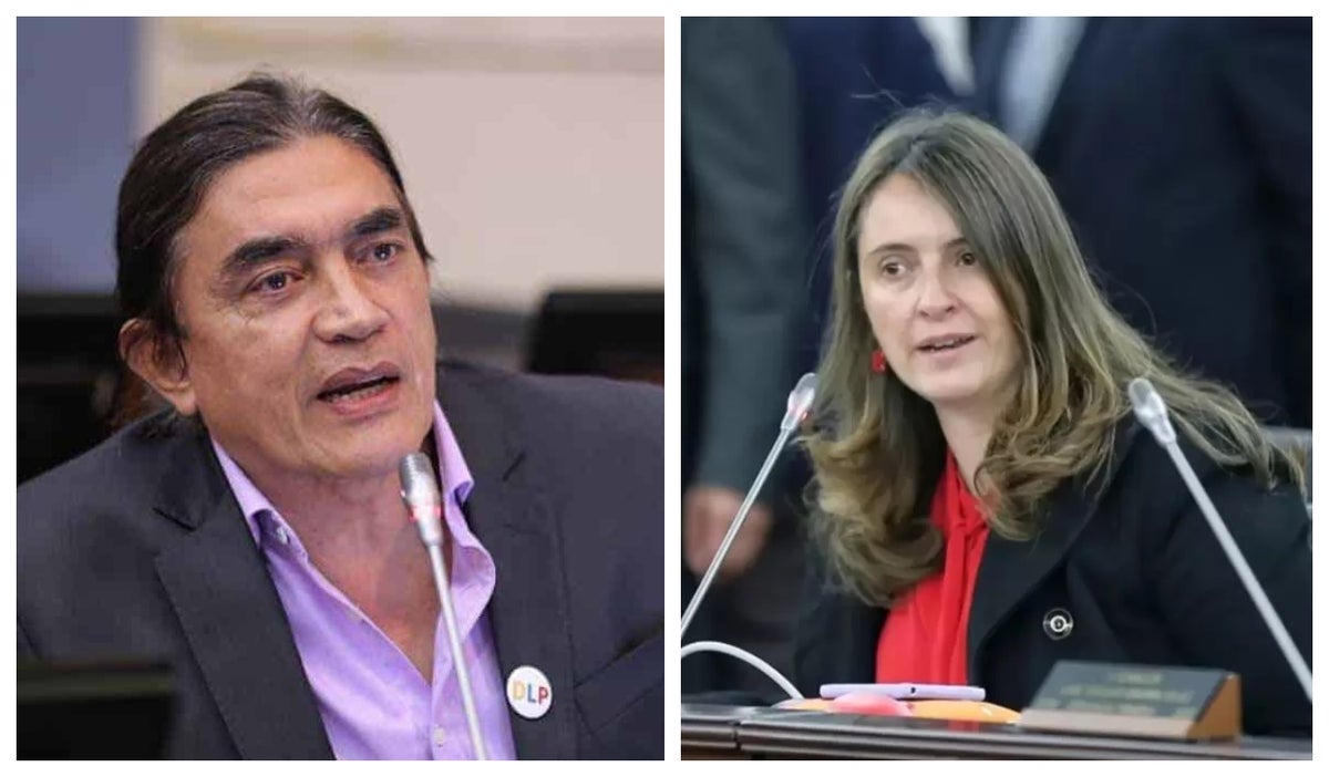 Gustavo Bólivar y Paloma Valencia
