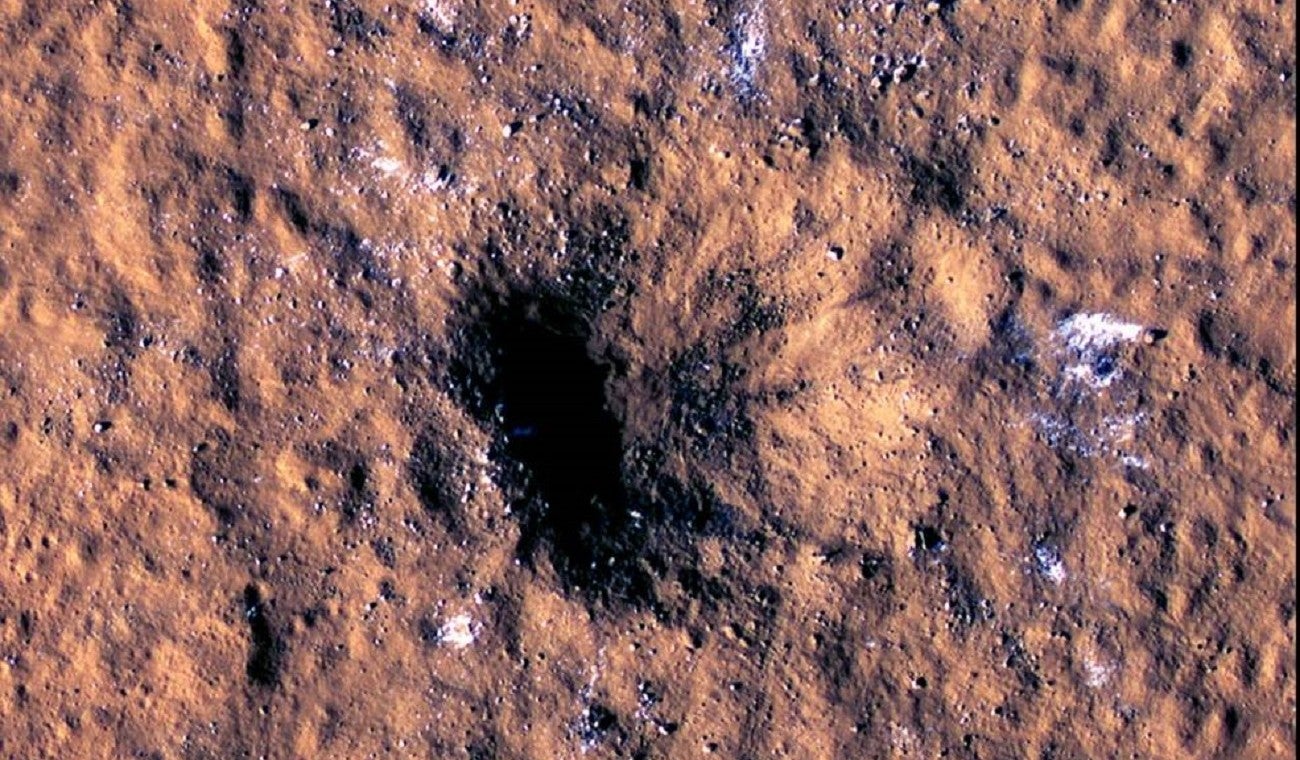 Impacto de un meteorito en Marte