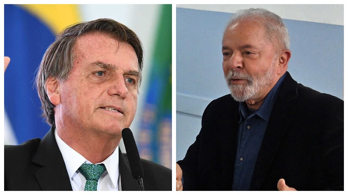 Jair Bolsonaro y Lula Da Silva