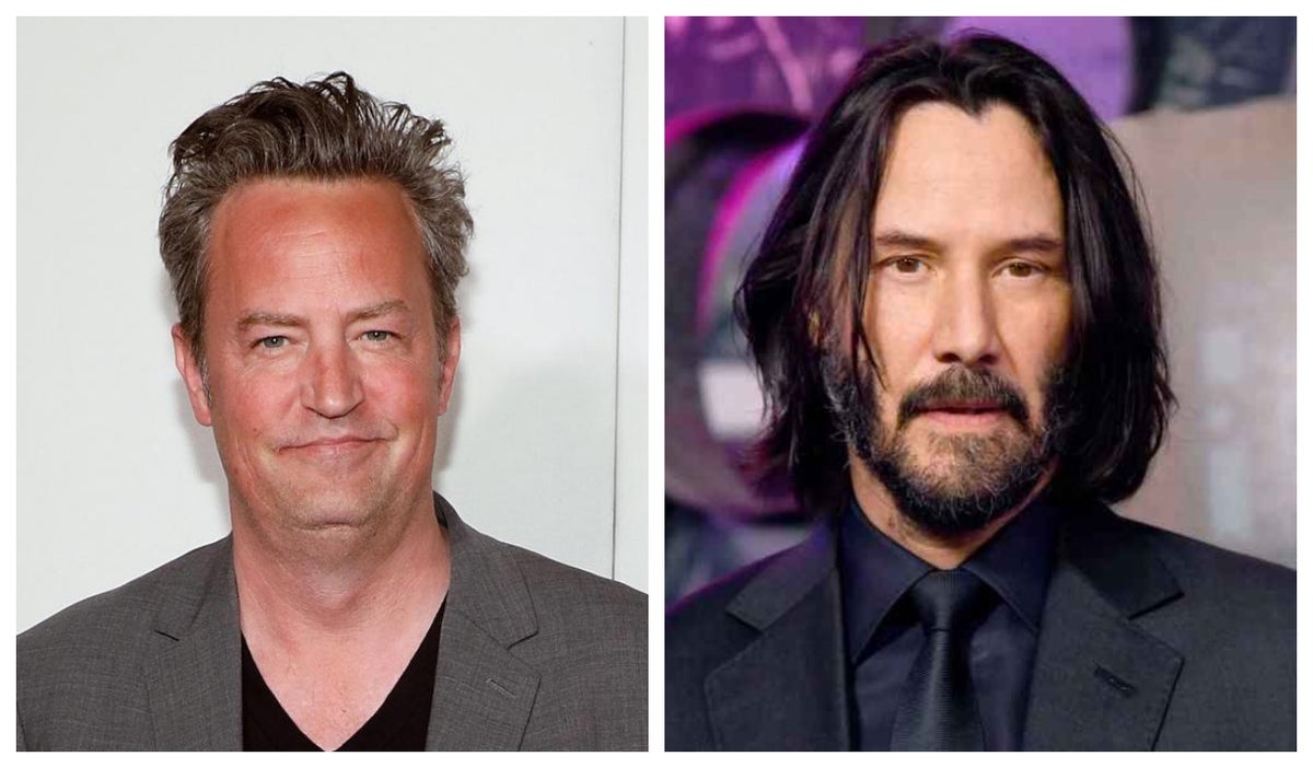Matthew Perry y Keanu Reeves