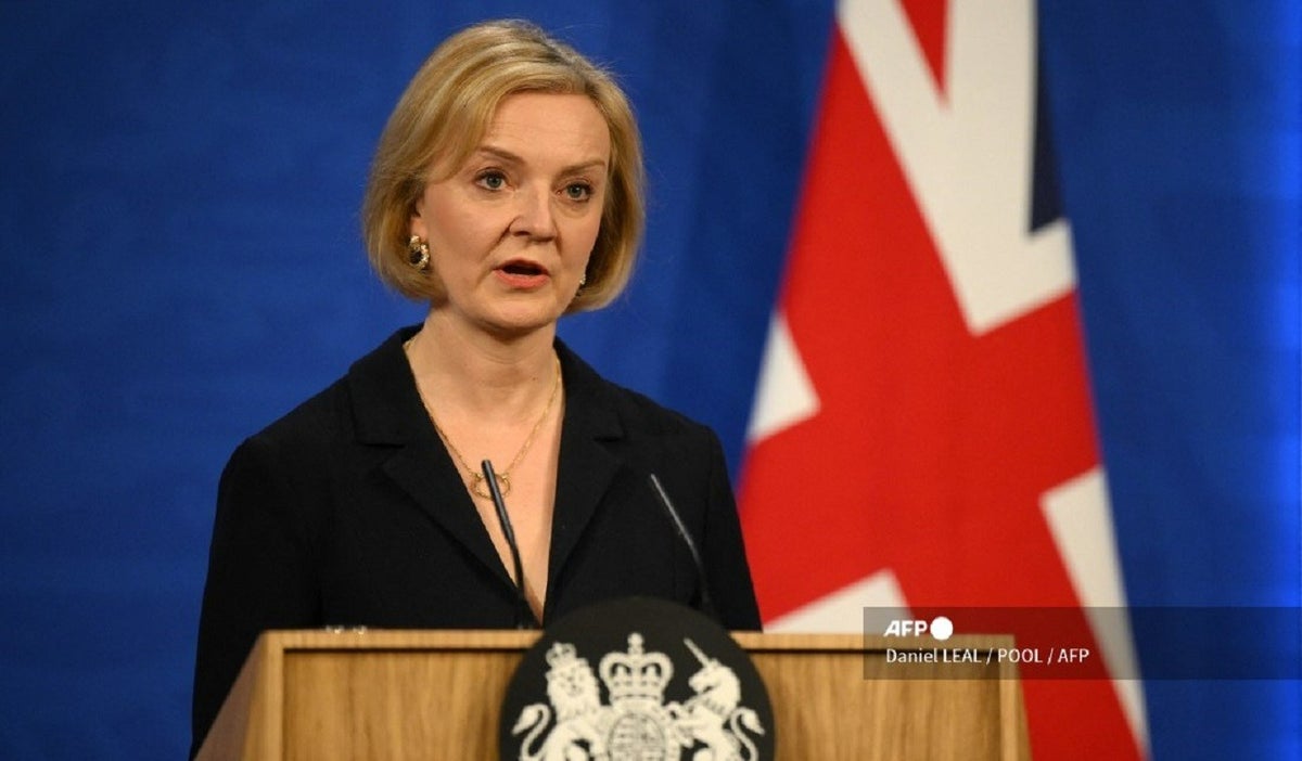 Liz Truss, ministra de Relaciones Exteriores de Reino Unido