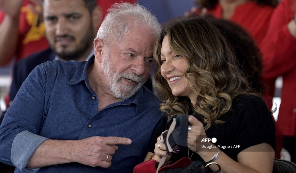 Luiz Inácio Lula da Silva y Rosangela da Silva