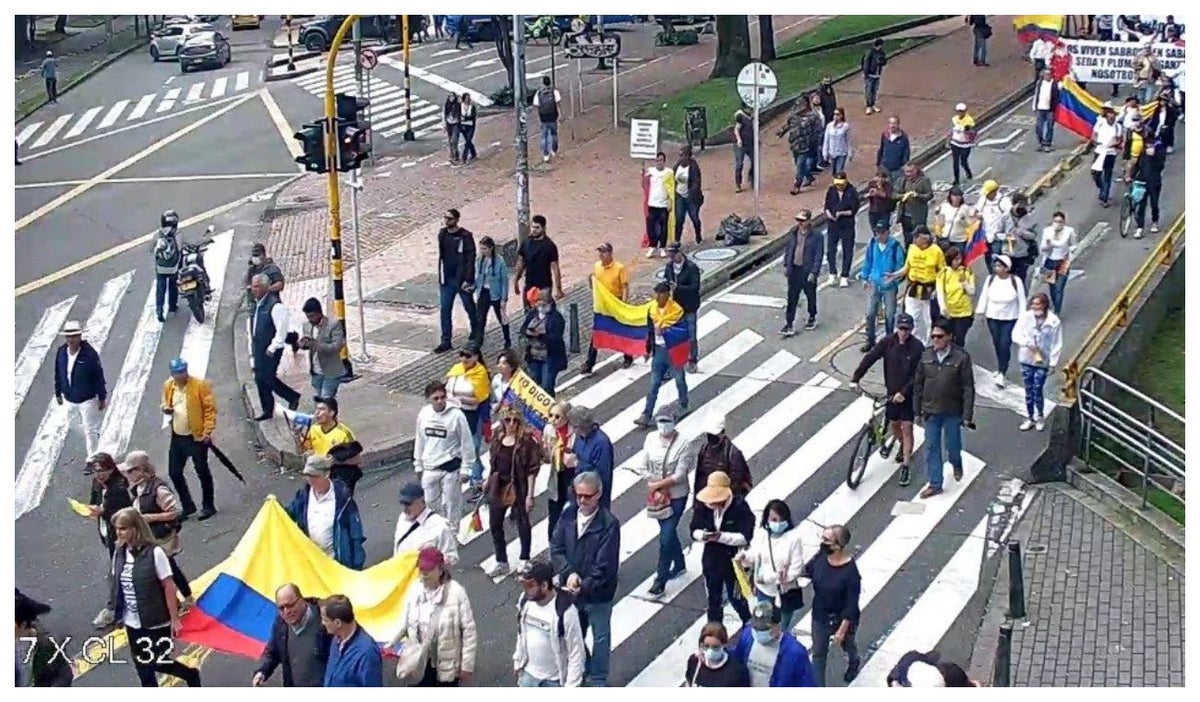 Manifestaciones en Bogotá- Imagen de referencia, no corresponde a los hechos