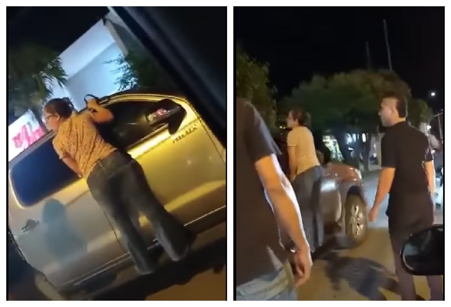 mujer sorprende a amante