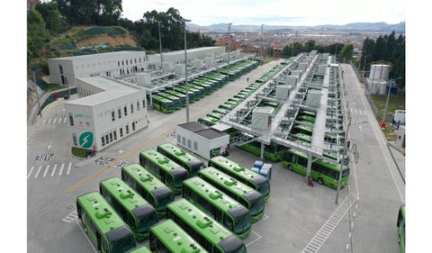 Flota de buses . VG Mobility