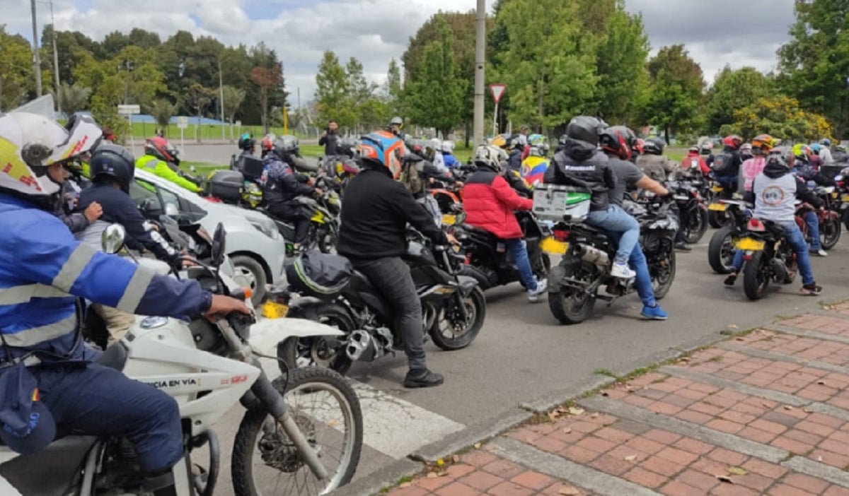 Protesta de motociclistas