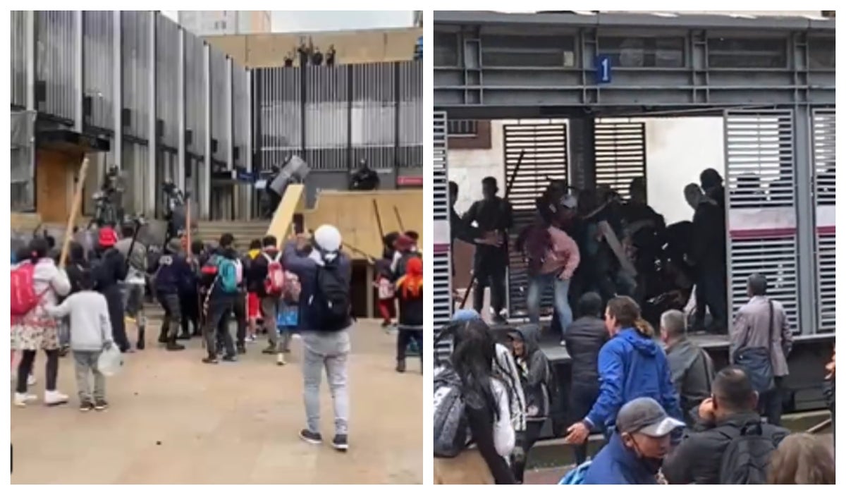 Protestas en Bogotá