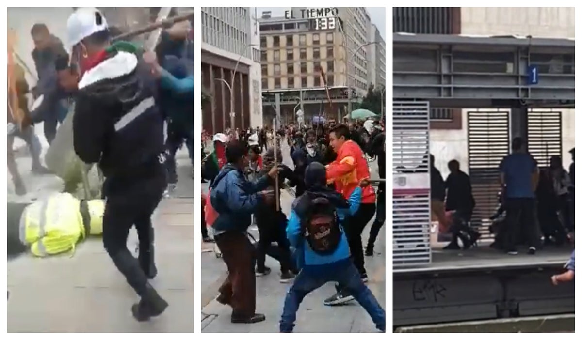 Protestas en Bogotá