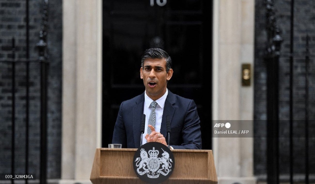 Rishi Sunak, primer ministro británico