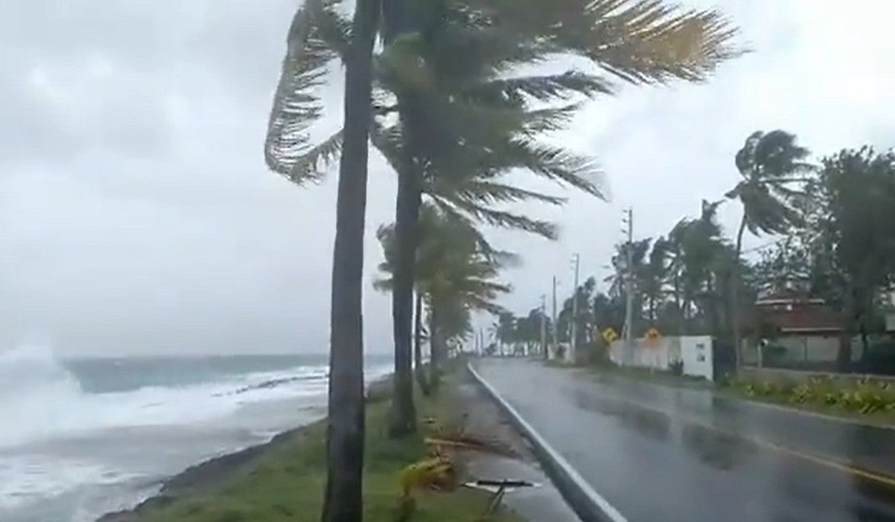 San Andrés tormenta Julia