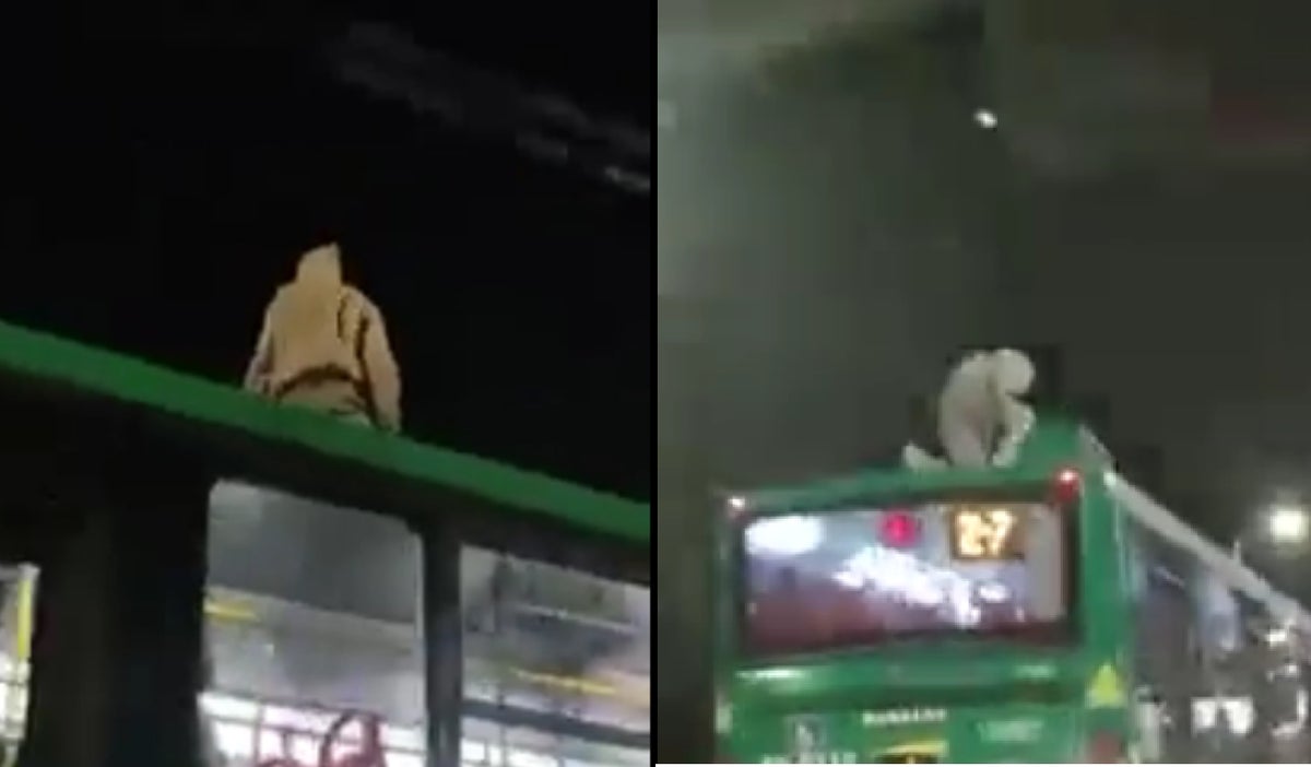 Sujeto en Transmileno