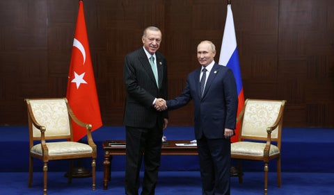Tayyip Erdogan y Vladímir Putin