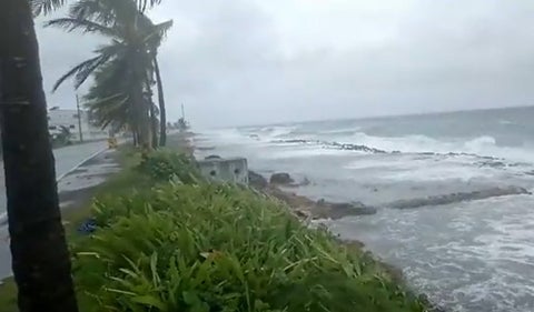 Tormenta Tropical Julia en San Andrés