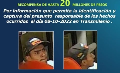 Recompensa por el presunto asesino del niño de 14 años en Transmilenio