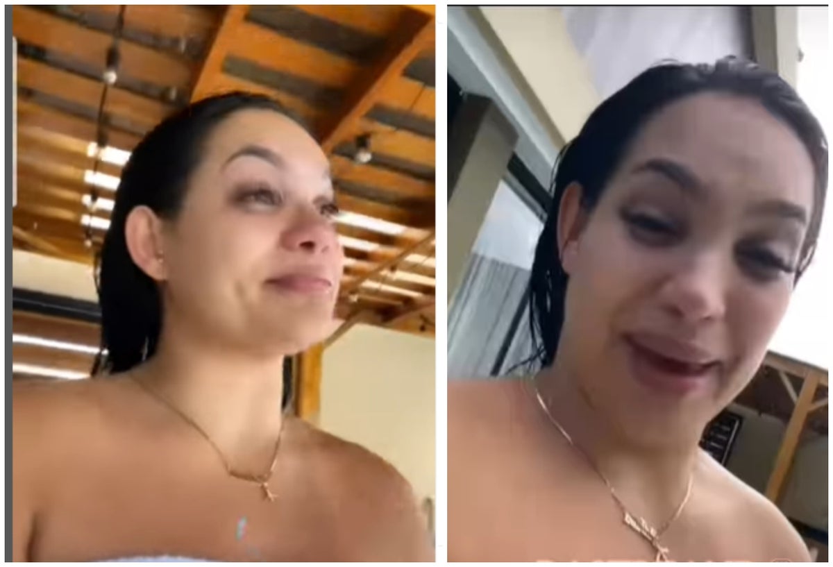 Andrea Valdiri llora por la muerte de su perro Jack