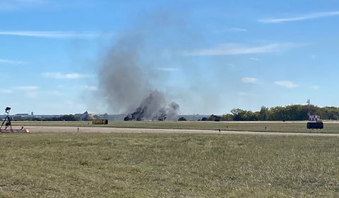 Aviones chocaron en Dallas
