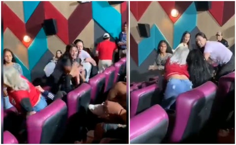 Mujeres se agarraron en plena sala de cine en Medellín: volaron palomitas y golpes